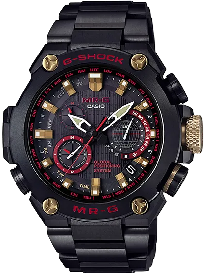 Casio G-Shock MR-G Titanium Akazonae GPS Hybrid Wave Ceptor MRG-G1000B-1A4