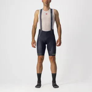 Castelli Free Aero RC Pro Bib Shorts Men - Savile Blue/Electric Lime