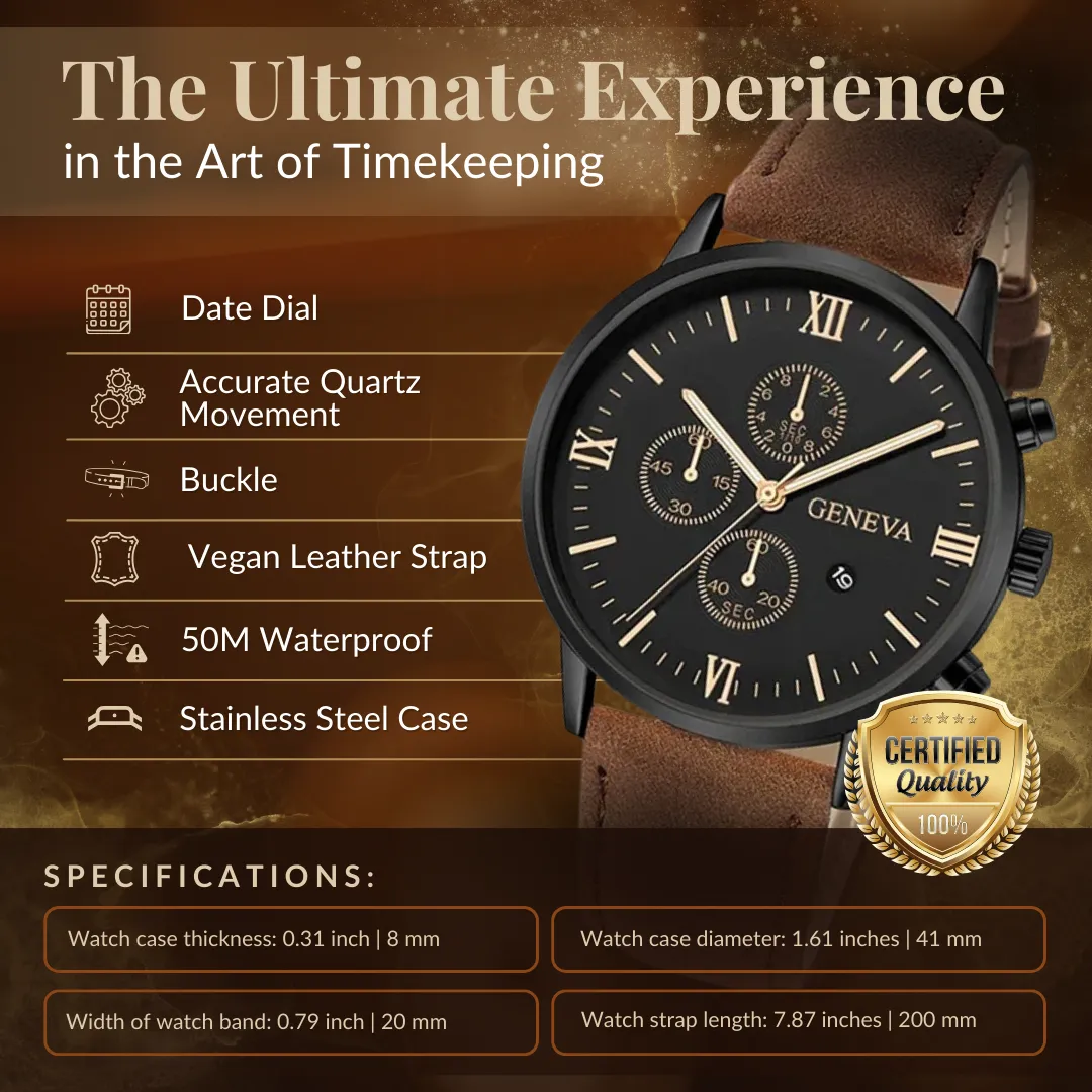 Casual Analog Quartz Watch