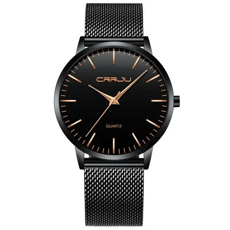 Casual Men's Watches 30M Waterproof Quartz Movement Mesh Belt Variety