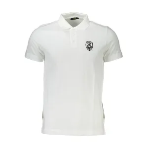 Cavalli Class White Cotton Men Polo