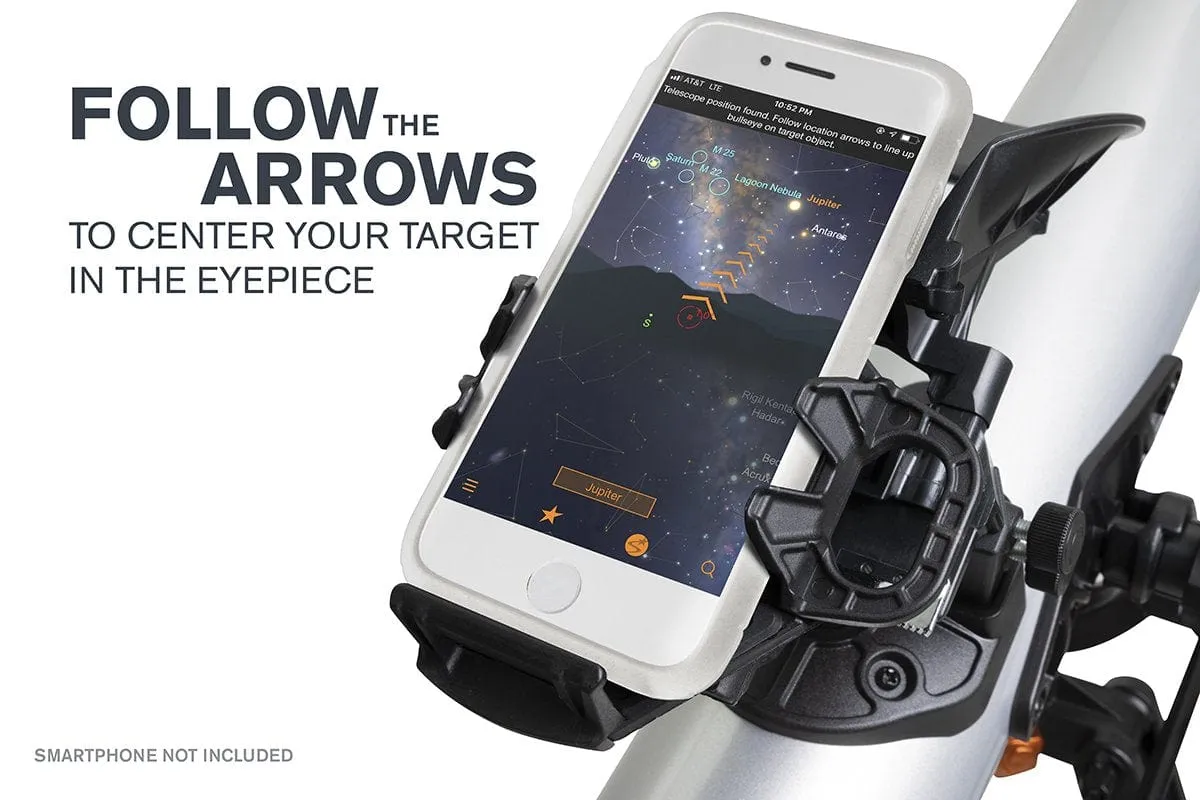 Celestron StarSense Explorer LT 80AZ Smartphone App-Enabled Refractor Telescope - 22451