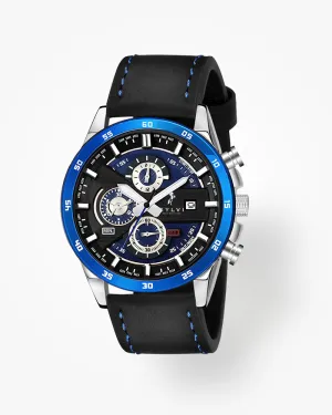 Certified Imperfect Timegrapher Blue BLK Leather