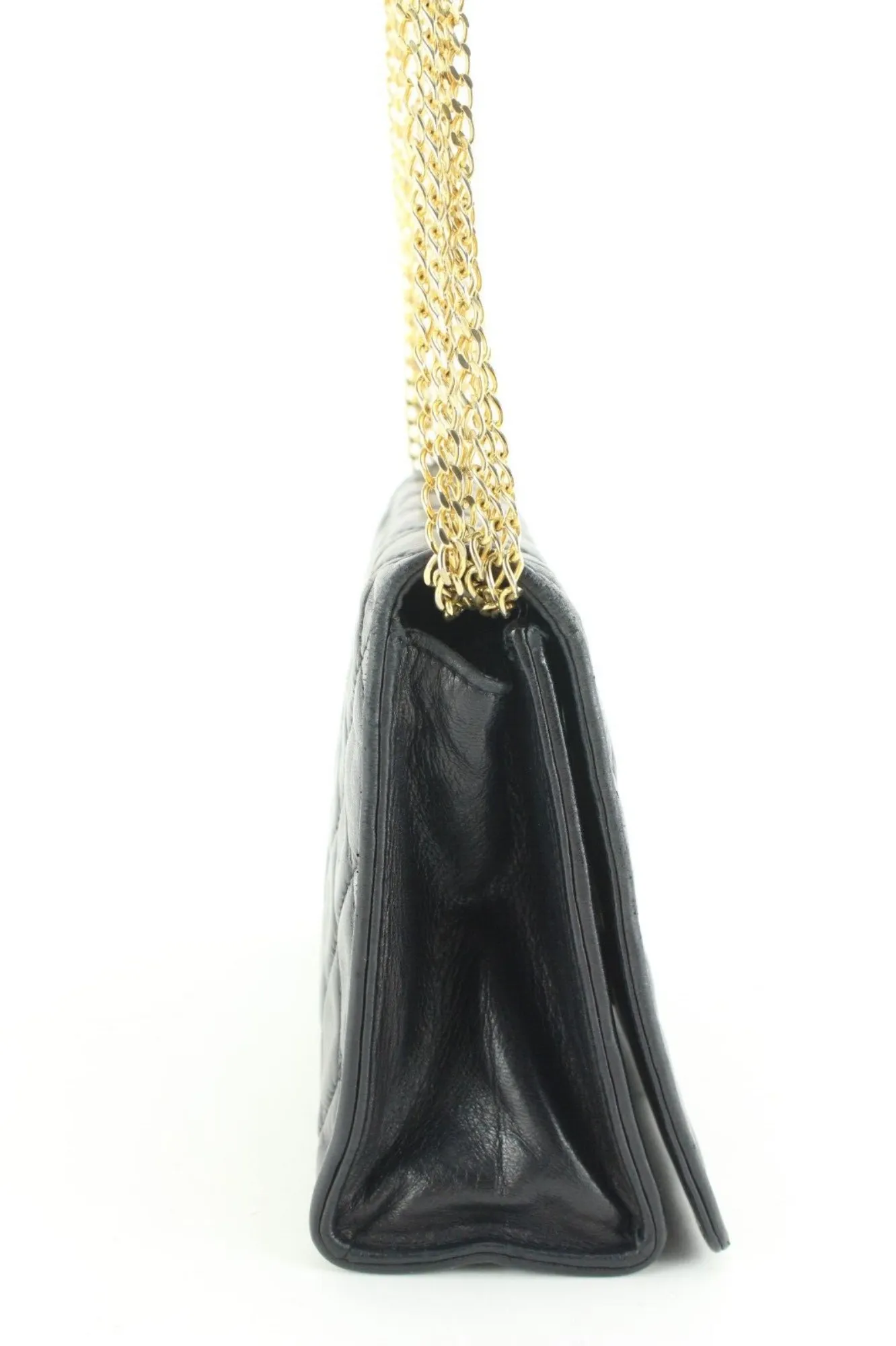 Chanel Black Quilted Lambskin Multi Chain GHW 3CK419C