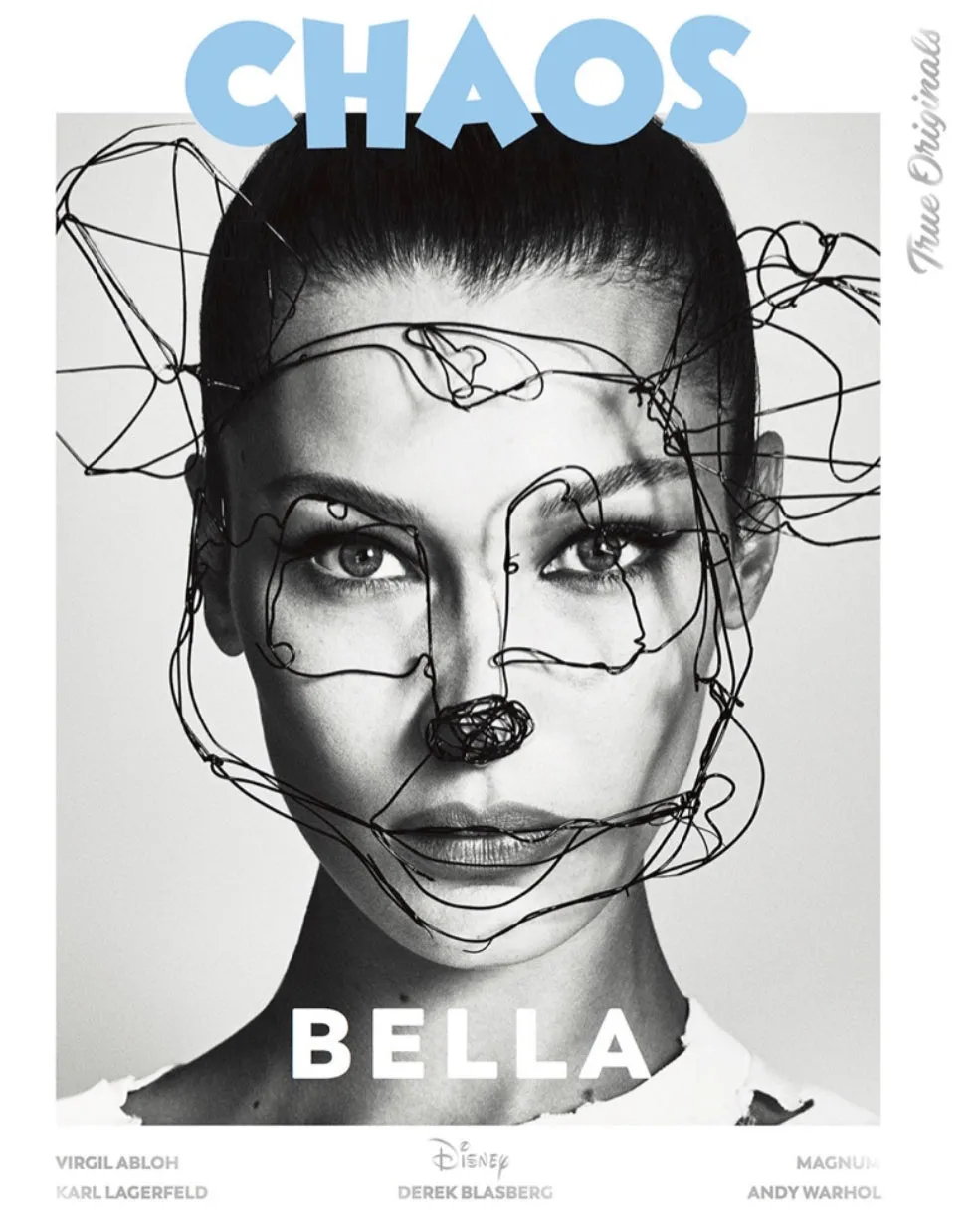 CHAOS Magazine #3 2018 BELLA HADID Karen Elson GRACE ELIZABETH 100 Poster