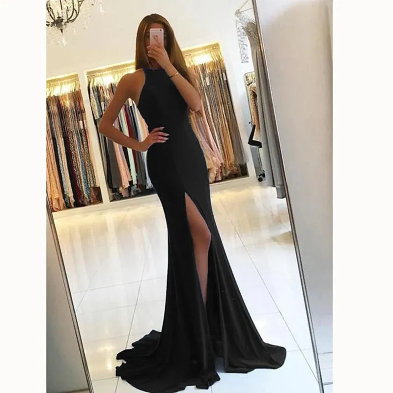 Cheap Royal Blue Prom Dresses Long Chiffon Evening Dress