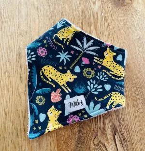 Cheetah Bandana Bib