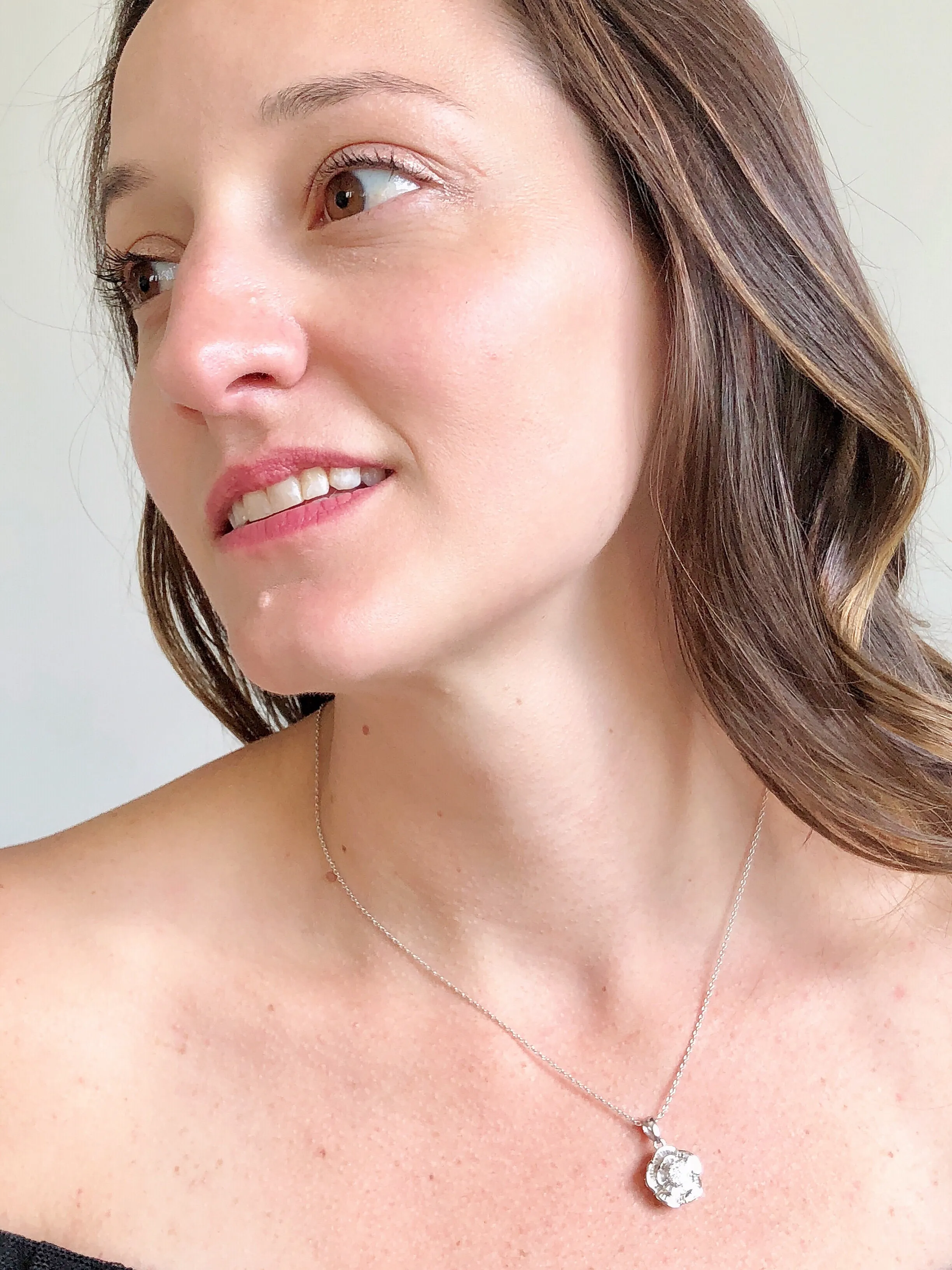Cherry Blossom Natural Diamond Necklace