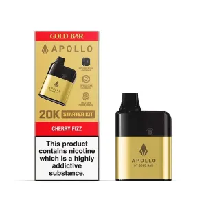 CHERRY FIZZ - GOLD BAR APOLLO PRE FILLED POD KIT 20MG (2%)