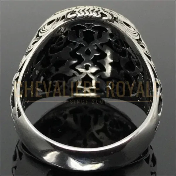 Chevalière homme avec l'œil de tigre d'un charme accrocheur