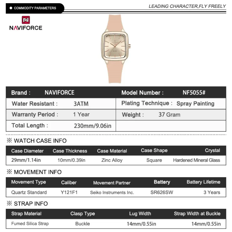 Chic Silicone Women's Quartz Watch