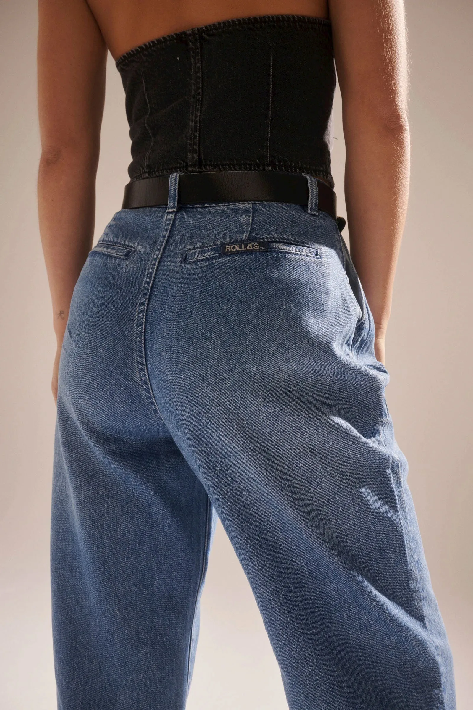 Chloe Pleat Pant - Azure