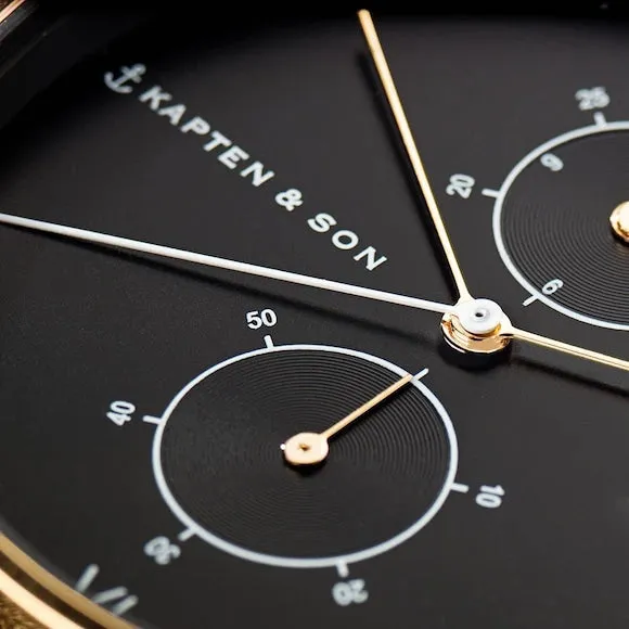 Chrono Gold Black Steel