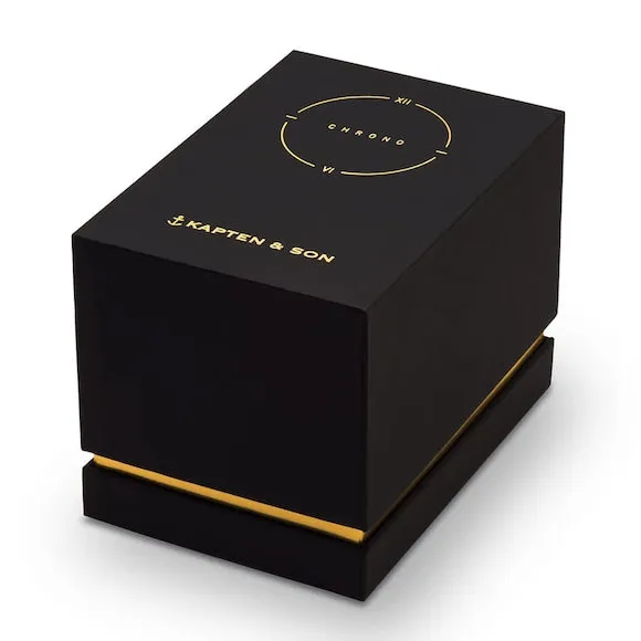 Chrono Gold Black Steel