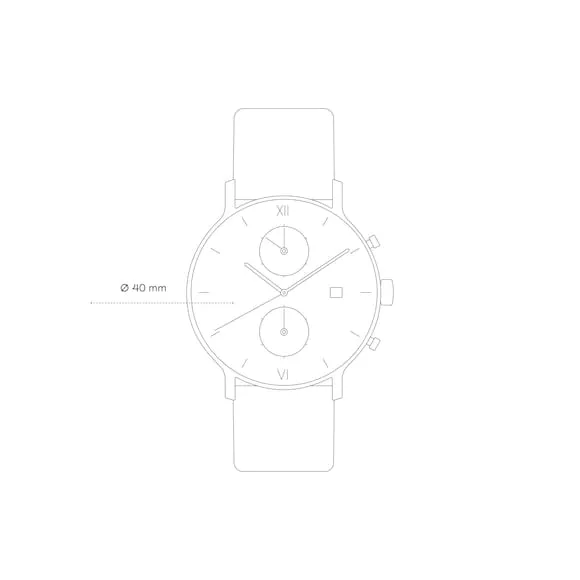 Chrono Gold Black Steel