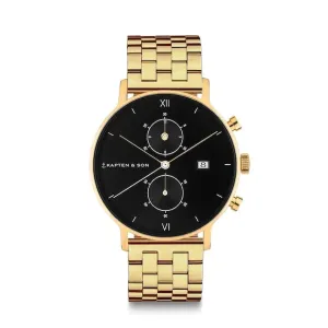 Chrono Gold Black Steel