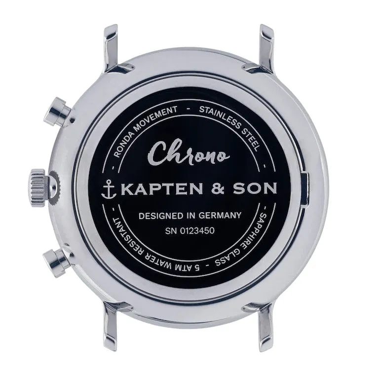 Chrono Silver Woven Steel