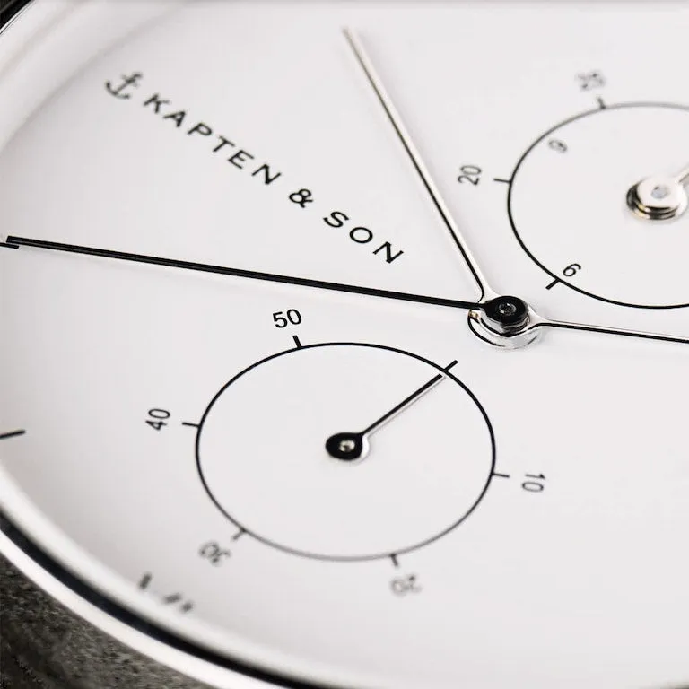 Chrono Silver Woven Steel