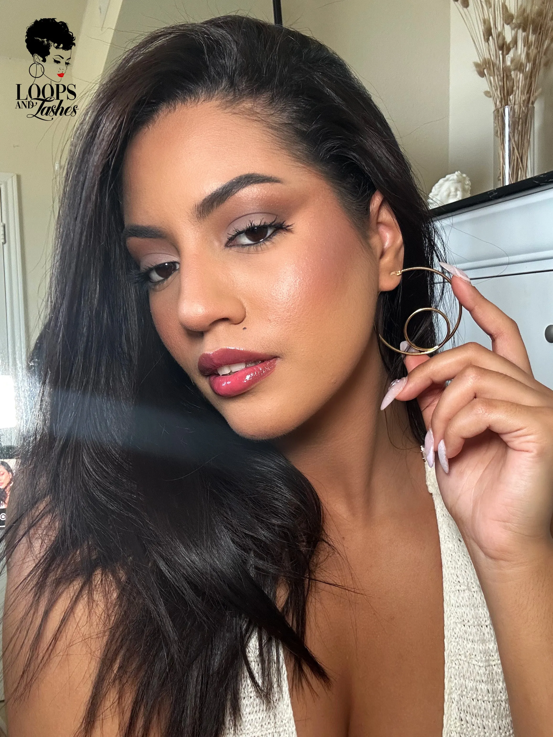 Circle Back Hoop Earrings