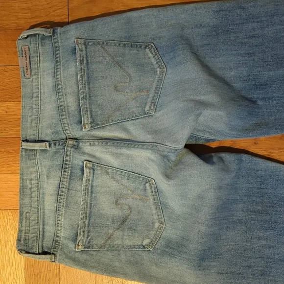 Citizens of Humanity Ava Straight Leg Light Wash Jeans Size 26