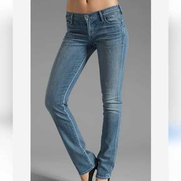 Citizens of Humanity Ava Straight Leg Light Wash Jeans Size 26