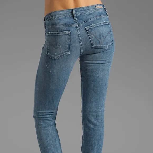 Citizens of Humanity Ava Straight Leg Light Wash Jeans Size 26