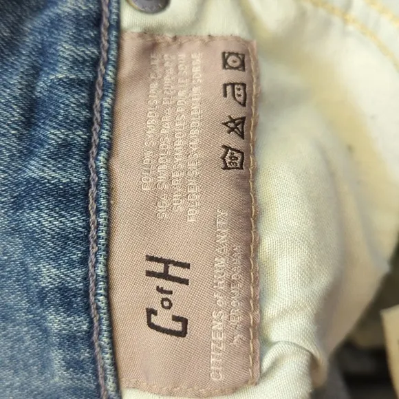 Citizens of Humanity Ava Straight Leg Light Wash Jeans Size 26