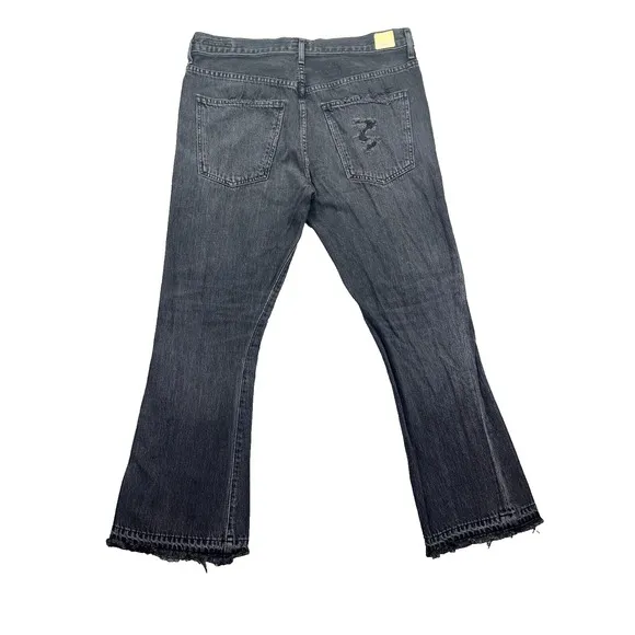 Citizens of Humanity Jeans Women's Sz 28 Fits 32&quot; Sasha Low Slung Flare Black