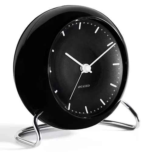 City Hall Table Alarm Clock by Arne Jacobsen for Arne Jacobsen Clocks