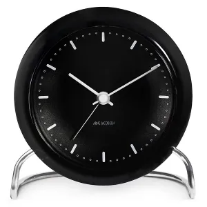 City Hall Table Alarm Clock by Arne Jacobsen for Arne Jacobsen Clocks