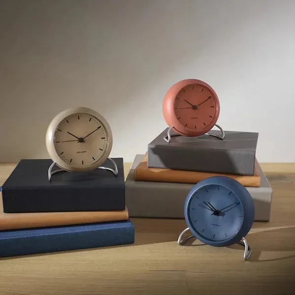 City Hall Table Alarm Clock by Arne Jacobsen for Arne Jacobsen Clocks