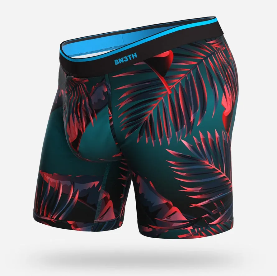 Classic Cut 6.5” Boxer Brief Radical Tropics Teal Print Underwear