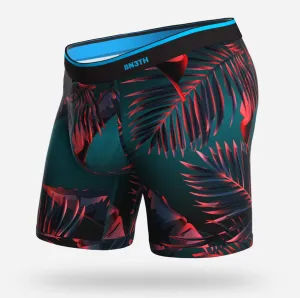 Classic Cut 6.5” Boxer Brief Radical Tropics Teal Print Underwear