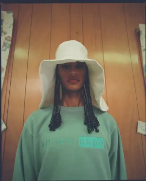 CLASSIC EMBROIDERED SWEATSHIRT - MINT