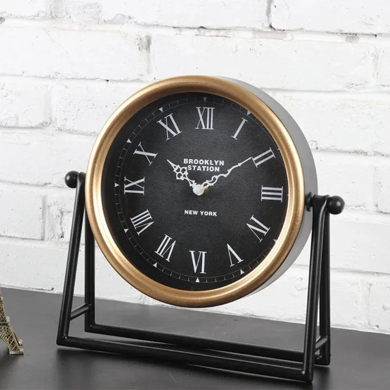 ClassicTock | Vintage-Inspired Metal Desk Clock