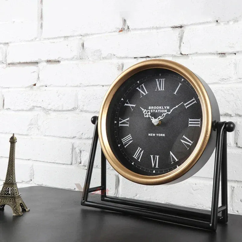 ClassicTock | Vintage-Inspired Metal Desk Clock