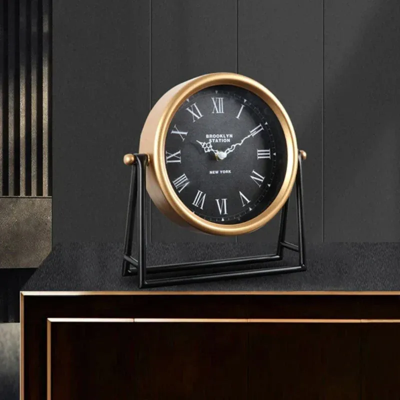 ClassicTock | Vintage-Inspired Metal Desk Clock