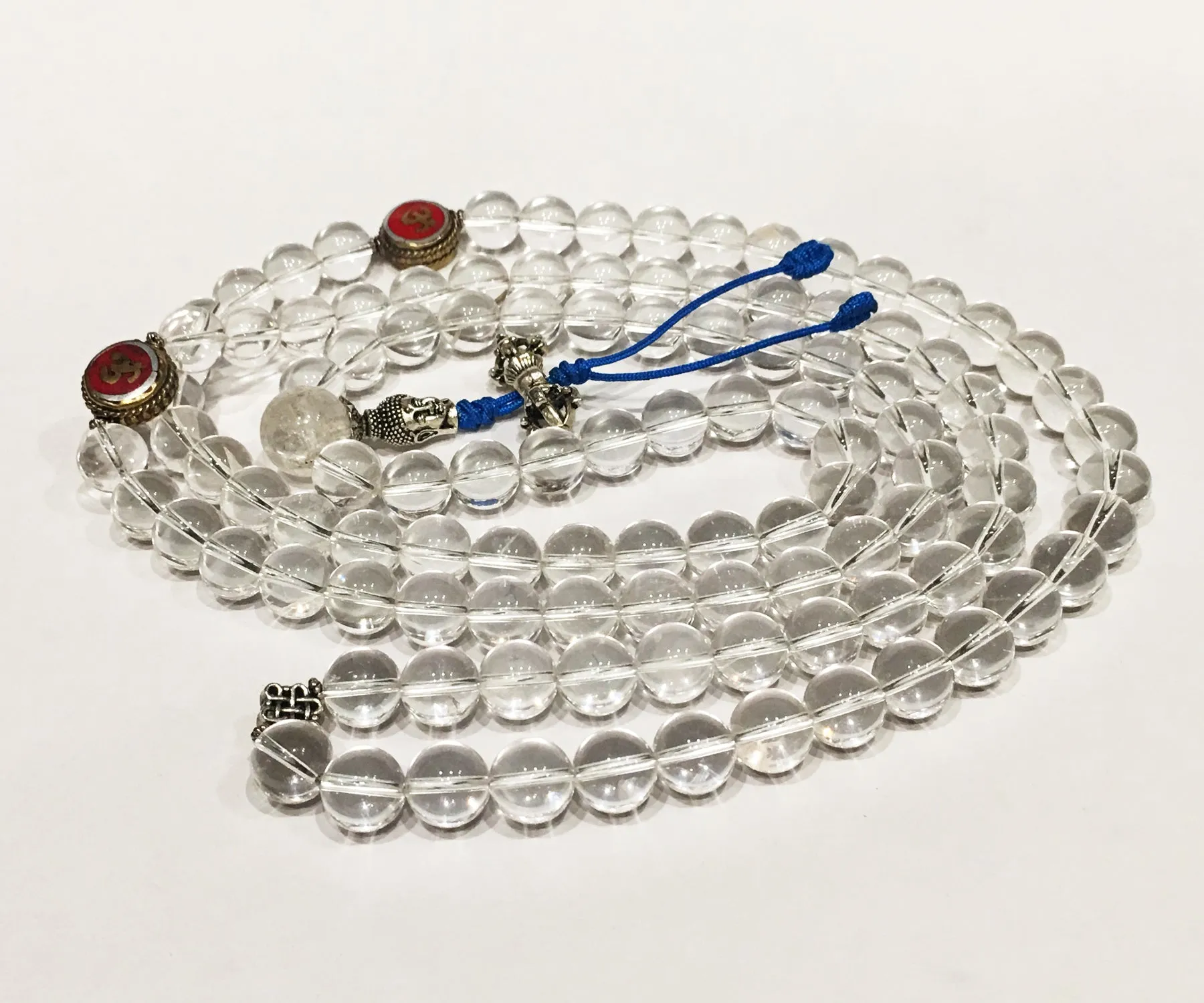 CLEAR QUARTZ NECKLACE MALA