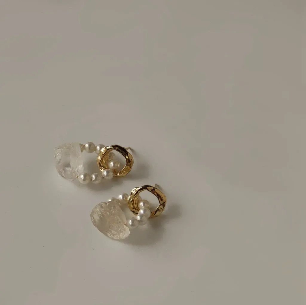 [Clearance] Clear Quartz Earrings