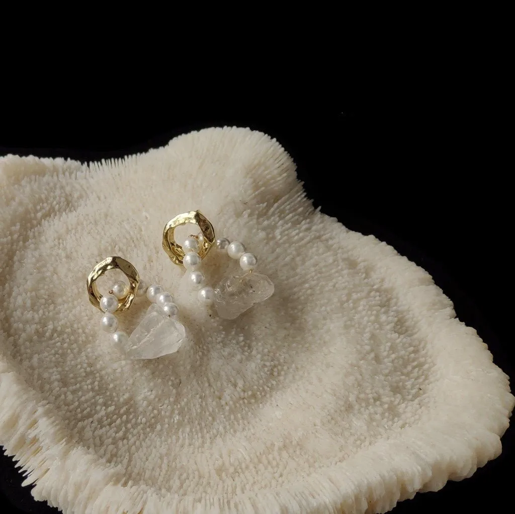 [Clearance] Clear Quartz Earrings