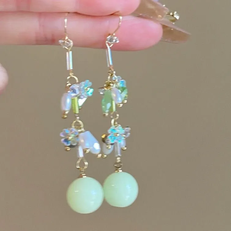 [Clearance] Green Grape Earrings
