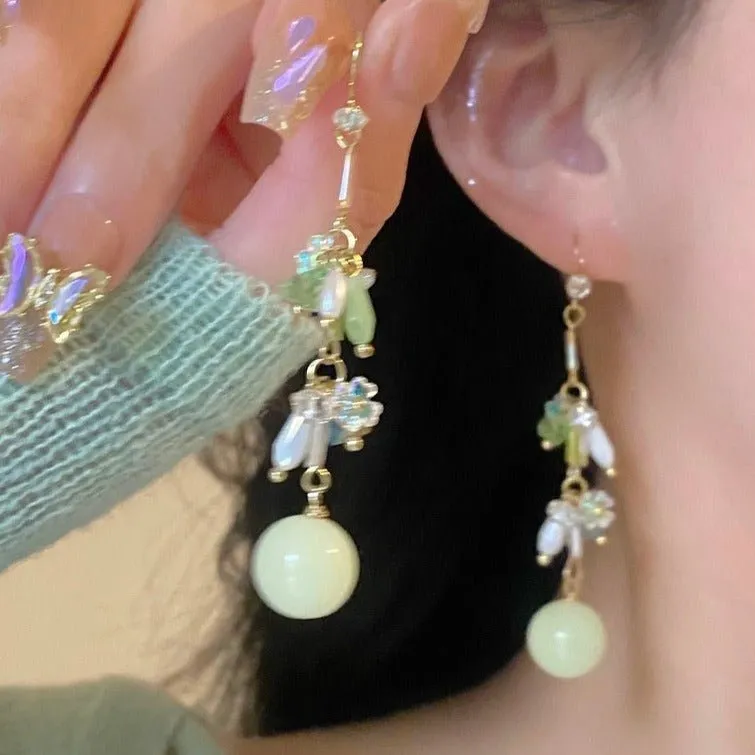 [Clearance] Green Grape Earrings