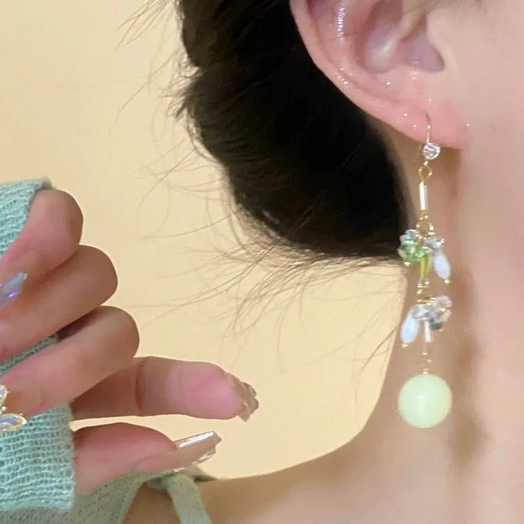 [Clearance] Green Grape Earrings