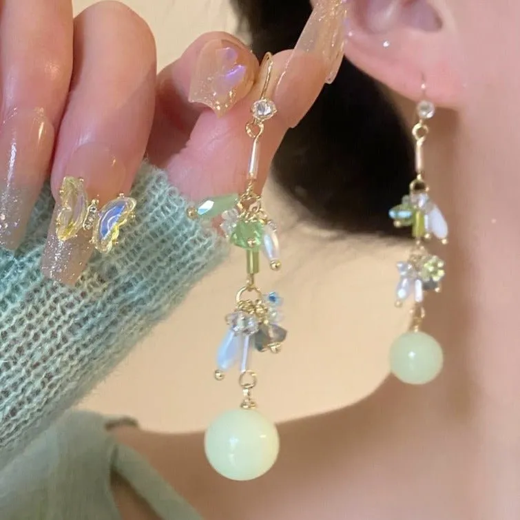 [Clearance] Green Grape Earrings