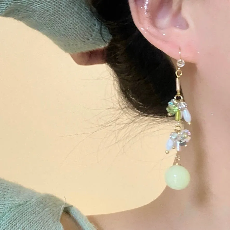 [Clearance] Green Grape Earrings