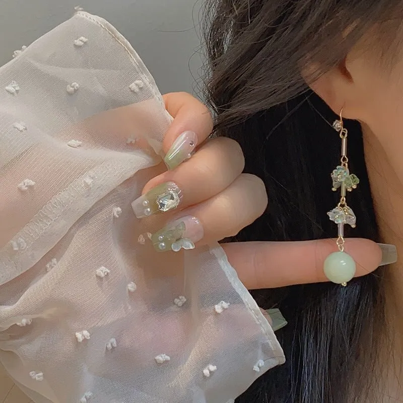 [Clearance] Green Grape Earrings