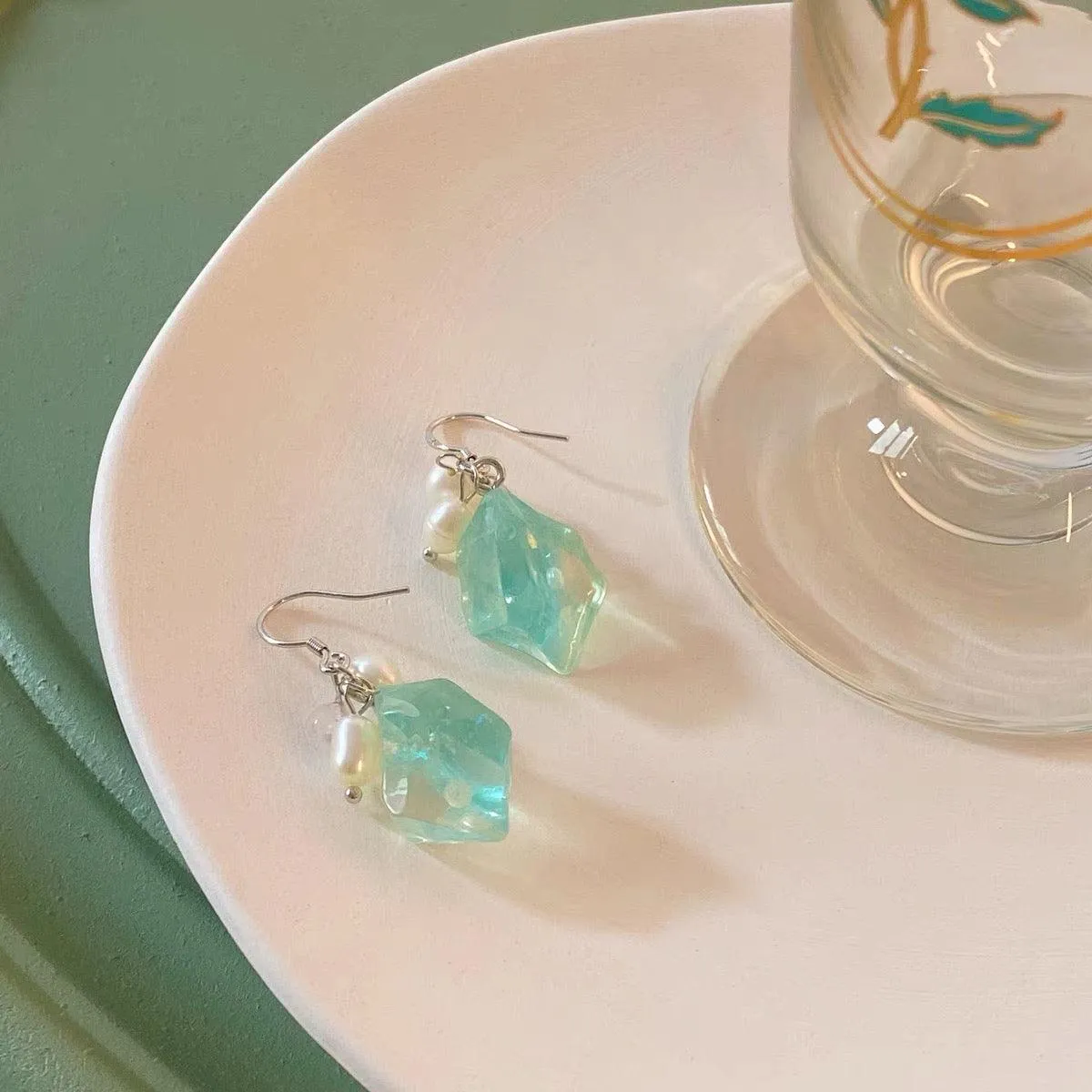 [Clearance] Ice Cube Earrings