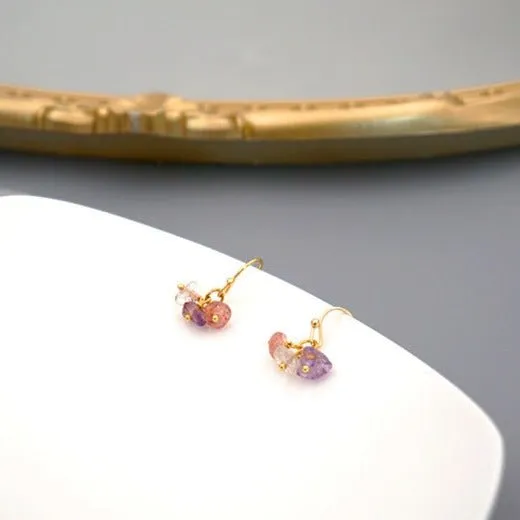 [Clearance] Natural Quartz Earrings
