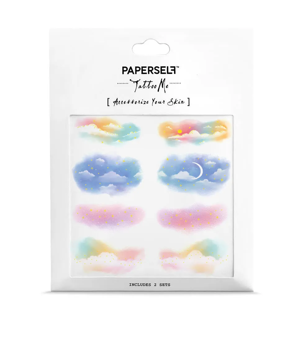 Clouds Temporary Tattoo