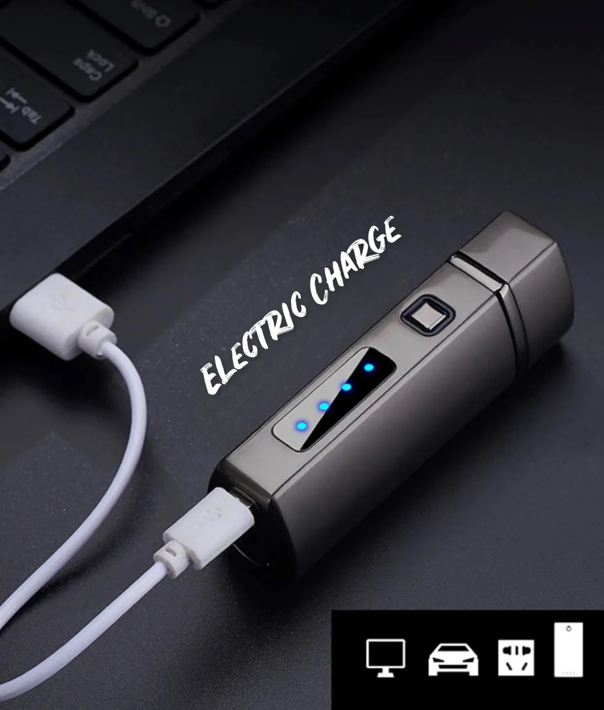 Clubs and Sticks 3 Jet Butane Electric Lighter